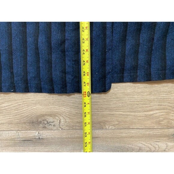 Vintage Pendleton Wool Robe Mens M Blue Striped Belted Academia Heritage USA - Picture 5 of 9